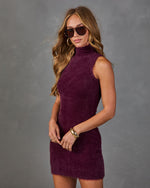 Ames Knit Mock Neck Mini Dress