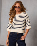 Clubhouse Culture Striped Sweater