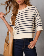 Clubhouse Culture Striped Sweater
