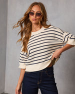 Clubhouse Culture Striped Sweater