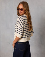 Clubhouse Culture Striped Sweater