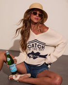 Daily Catch Knit Novelty Sweater