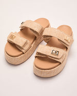 Grazia Raffia Platform Sandals