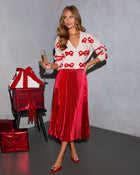 Darling You Bow Graphic Cardigan