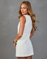 Blooming Lovely Tweed Floral Charm Mini Dress
