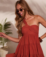 Santina Tiered One Shoulder Mini Dress