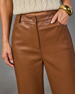 Fall Chapter Ultra High Rise Vegan Leather Pants