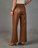 Fall Chapter Ultra High Rise Vegan Leather Pants