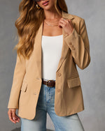 Maple Mirage Oversized Blazer