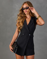 Rylee Double Breasted Romper
