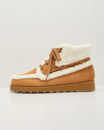 Tessa Faux Suede Sherpa Trim Shoe