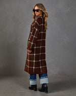 Tess Plaid Open Front Cardigan