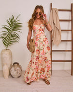 Sunlit Buds Floral Maxi Dress