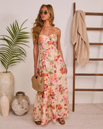 Sunlit Buds Floral Maxi Dress