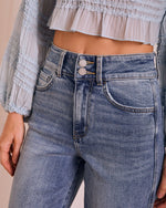 Tiven Stretch High Rise Wide Leg Jeans