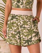Moonlit Palms Abstract Shorts