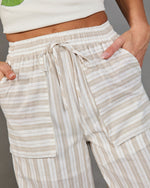 Delicate Balance Striped Drawstring Pants