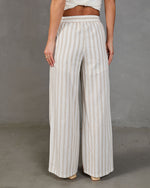 Delicate Balance Striped Drawstring Pants