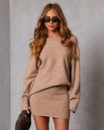 Seleste Knit Scoop Back Sweater