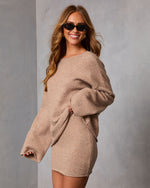 Seleste Knit Scoop Back Sweater