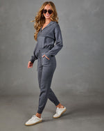 Ryker Pocketed Half Zip Knit Jumpsuit