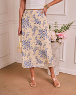 Delicate Haze Floral Maxi Skirt