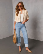 Jackee Brushed Knit Blazer