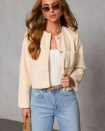Jackee Brushed Knit Blazer