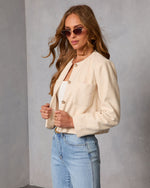 Jackee Brushed Knit Blazer