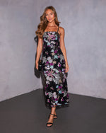 Sugar Veil Botanica Sequin Maxi Dress