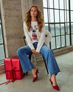 Holiday Hound Graphic Novelty Knit Sweater