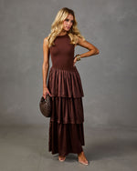Love Affair Tiered Maxi Dress