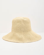 Palm Haze Woven Straw Bucket Hat