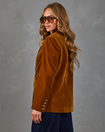 Copper Harvest Faux Suede Blazer