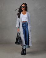 Early Sunset Knit Longline Cardigan