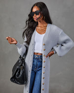 Early Sunset Knit Longline Cardigan