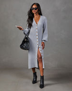 Early Sunset Knit Longline Cardigan