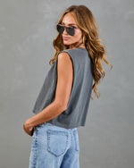 Metal Margarita Cotton Graphic Muscle Tee