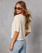 Soft Balance Knit Short Sleeve Top