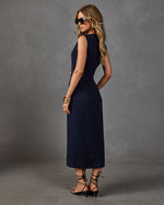 Stephanie Belted Midi Dress