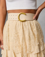 Urgonia Horse Shoe Buckle Waist Belt