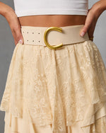 Urgonia Horse Shoe Buckle Waist Belt