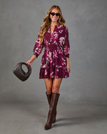 Serenity Bloom Floral Mini Dress