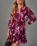 Serenity Bloom Floral Mini Dress