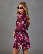 Serenity Bloom Floral Mini Dress