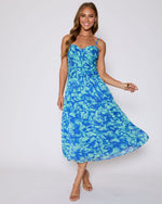 Esperanza Ruched Floral Maxi Dress