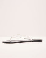 Clear/Black % Bare Babe Jelly Flip Flops-3