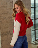 Frosted Classic Knit Fair Isle Snowflake Sweater