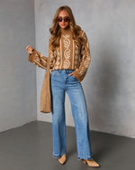 Homebody Season Abstract Sweater