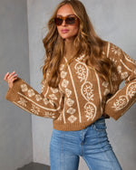 Homebody Season Abstract Sweater